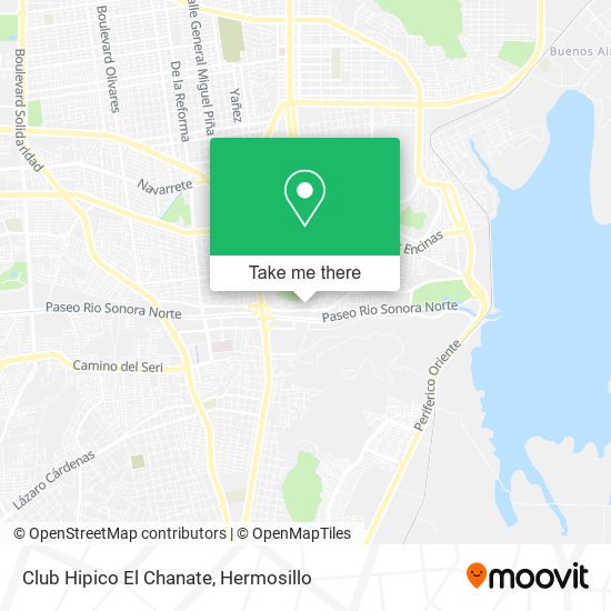 Mapa de Club Hipico El Chanate