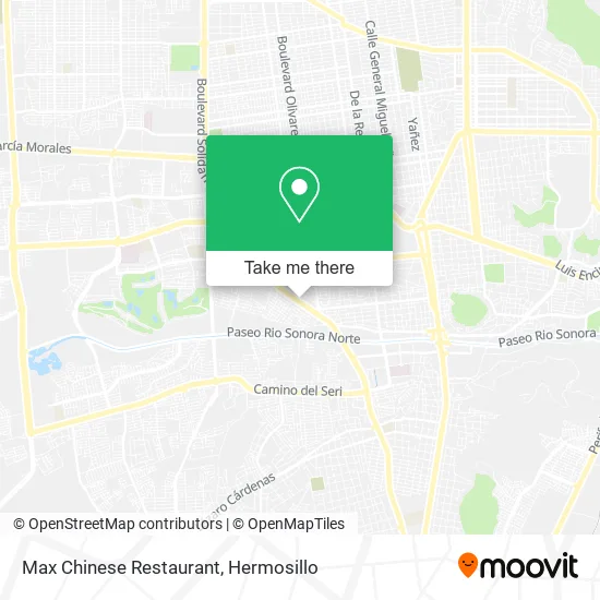 Max Chinese Restaurant map