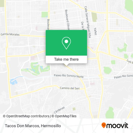 Mapa de Tacos Don Marcos