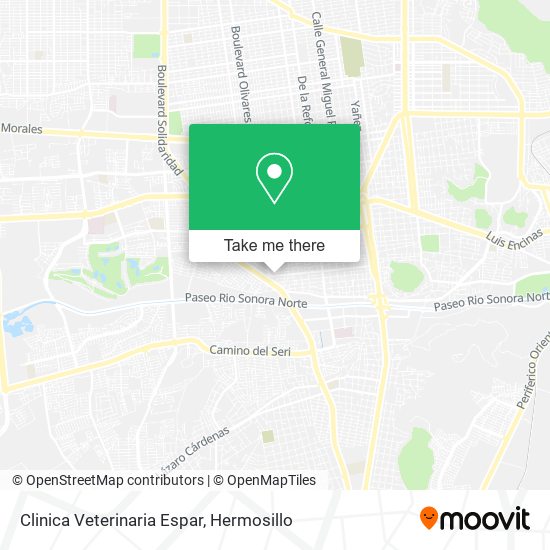Clinica Veterinaria Espar map