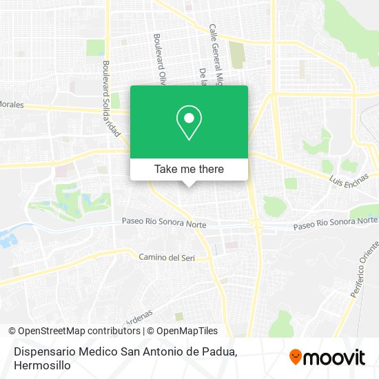 Dispensario Medico San Antonio de Padua map