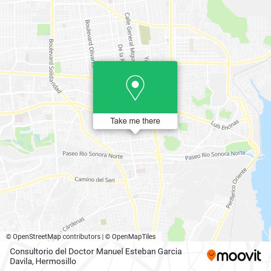 Consultorio del Doctor Manuel Esteban Garcia Davila map