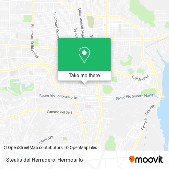 Mapa de Steaks del Herradero