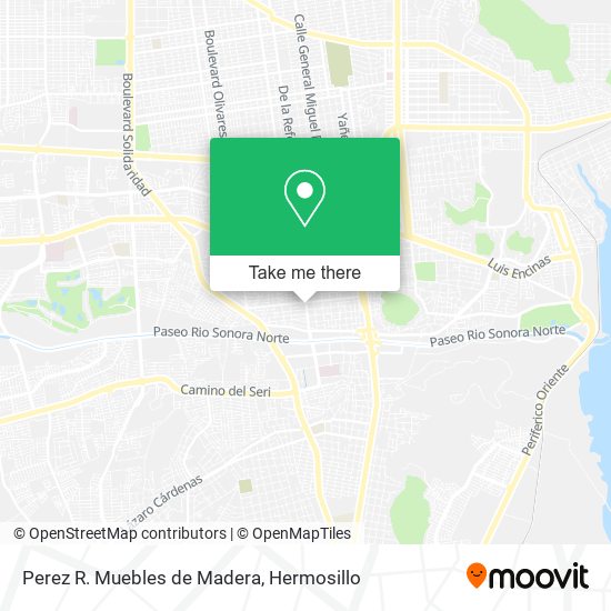 Perez R. Muebles de Madera map