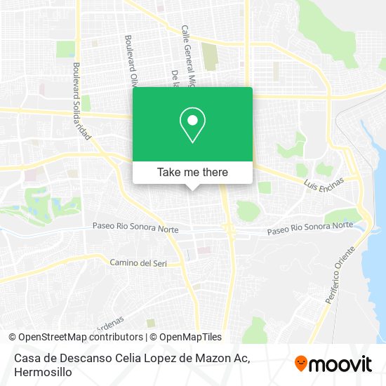 Casa de Descanso Celia Lopez de Mazon Ac map