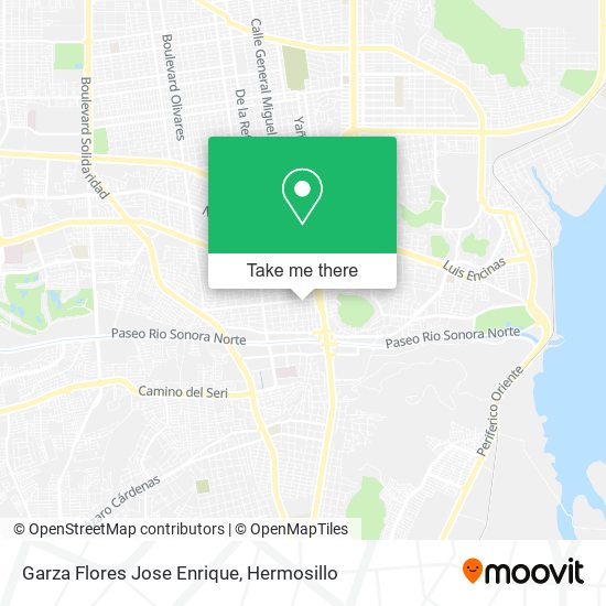 Mapa de Garza Flores Jose Enrique