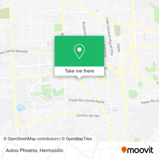 Autos Phoenix map