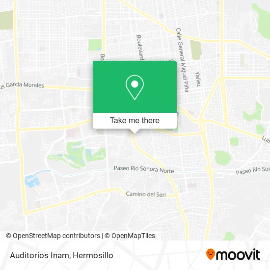 Mapa de Auditorios Inam
