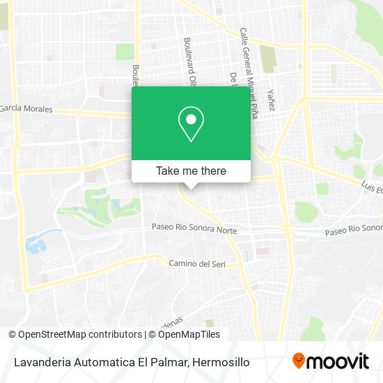 Lavanderia Automatica El Palmar map