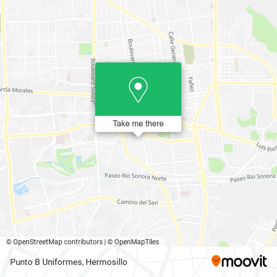 Mapa de Punto B Uniformes