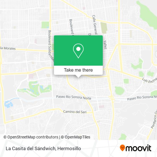 La Casita del Sándwich map