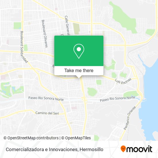 Comercializadora e Innovaciones map