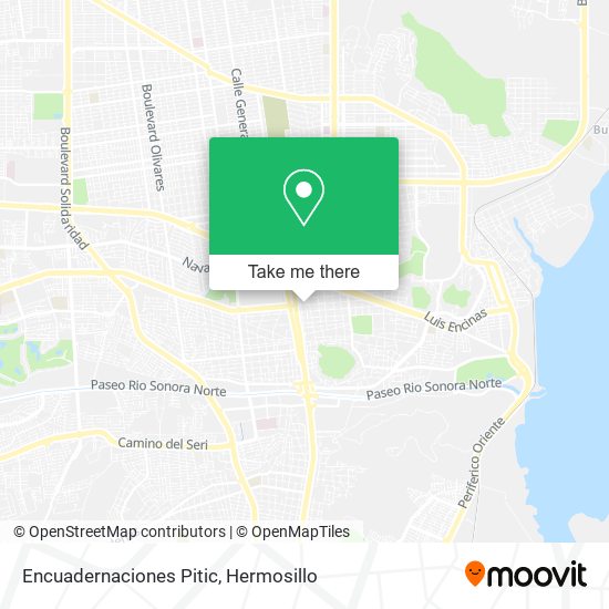 Encuadernaciones Pitic map