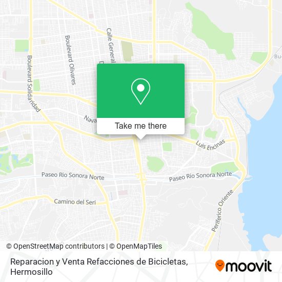 Reparacion y Venta Refacciones de Bicicletas map