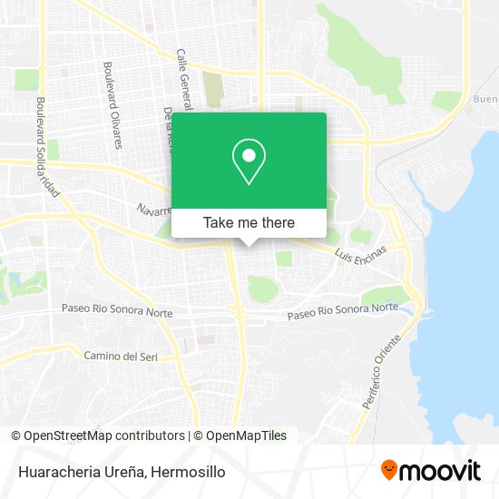 Huaracheria Ureña map