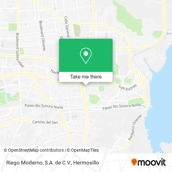 Riego Moderno, S.A. de C.V. map