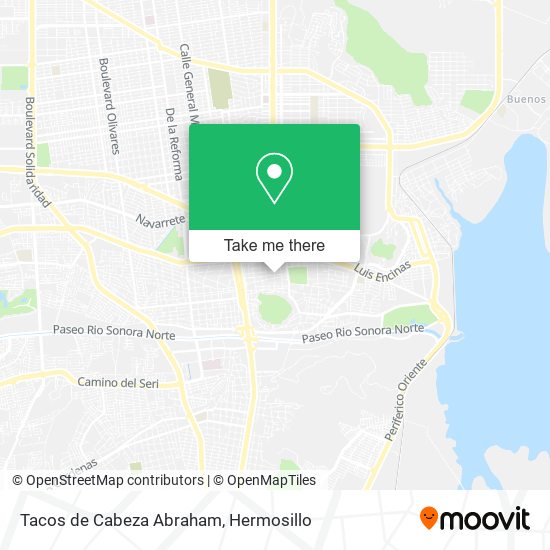 Tacos de Cabeza Abraham map