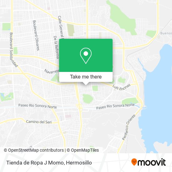 Tienda de Ropa J Momo map