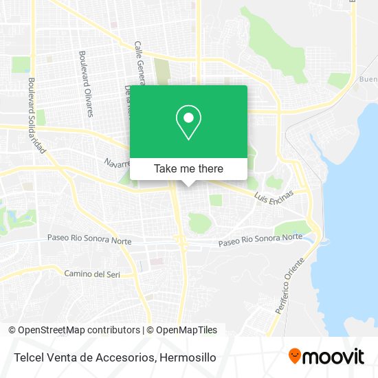 Mapa de Telcel Venta de Accesorios