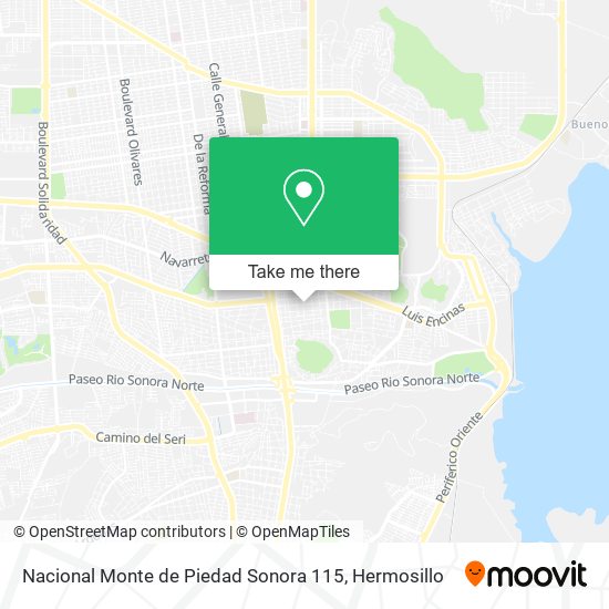 Nacional Monte de Piedad Sonora 115 map