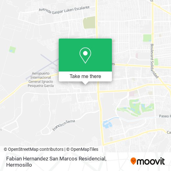 Mapa de Fabian Hernandez San Marcos Residencial