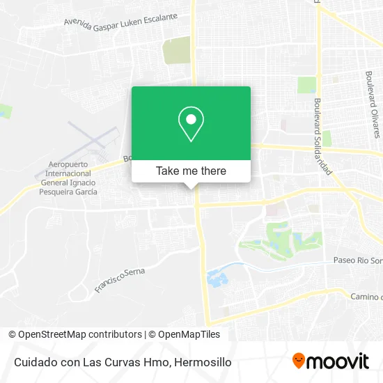 Cuidado con Las Curvas Hmo map