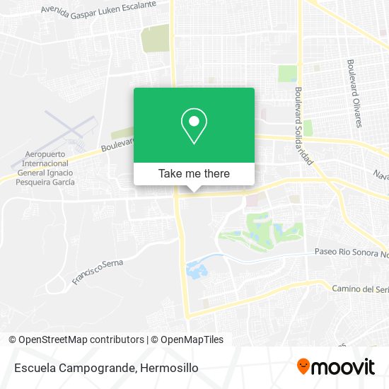 Escuela Campogrande map