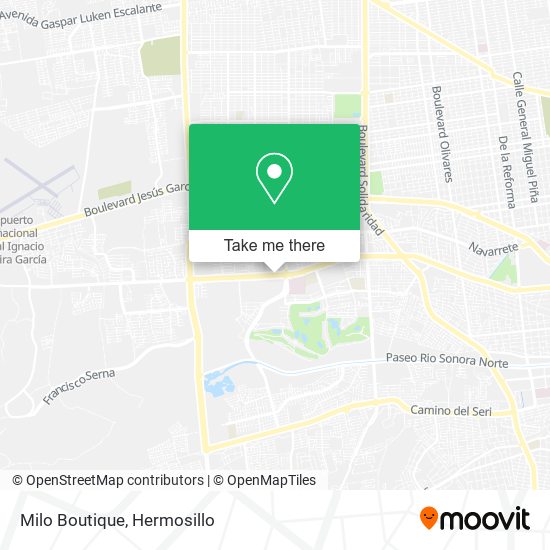 Mapa de Milo Boutique