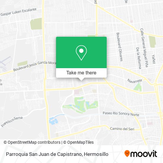 Parroquia San Juan de Capistrano map