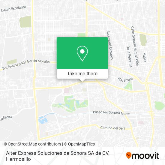 Alter Express Soluciones de Sonora SA de CV map