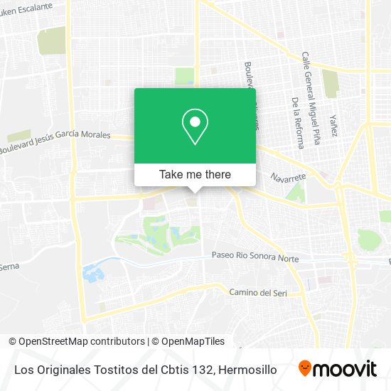 Mapa de Los Originales Tostitos del Cbtis 132