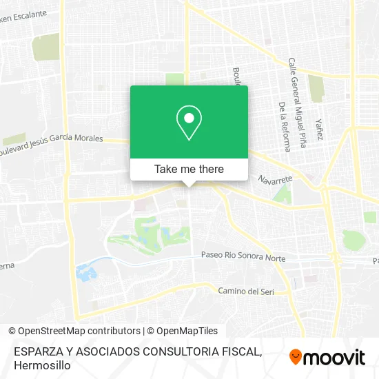 Mapa de ESPARZA Y ASOCIADOS CONSULTORIA FISCAL