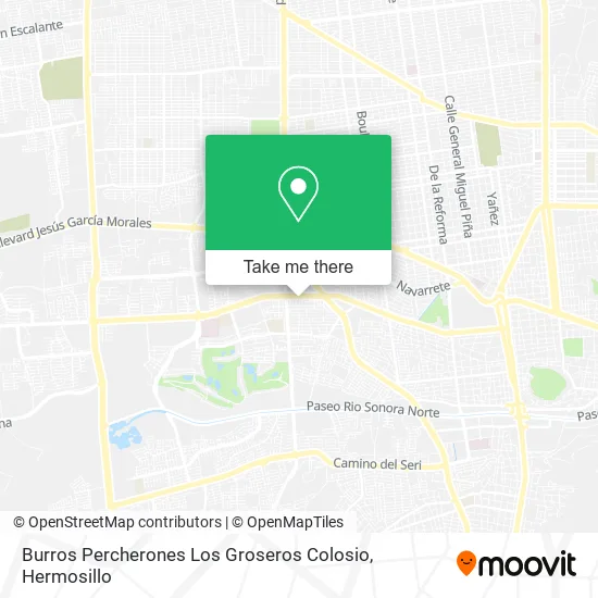 Mapa de Burros Percherones Los Groseros Colosio
