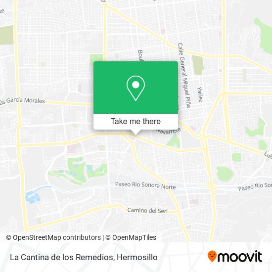 La Cantina de los Remedios map