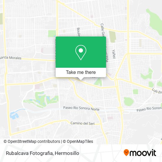 Mapa de Rubalcava Fotografia