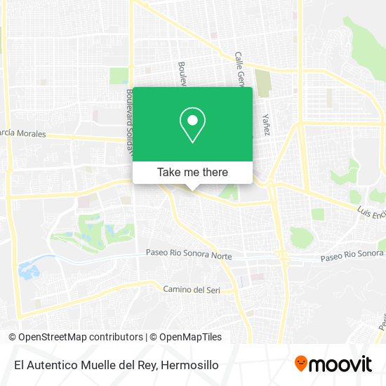 El Autentico Muelle del Rey map