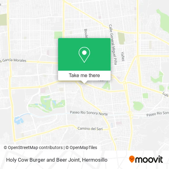 Holy Cow Burger and Beer Joint map