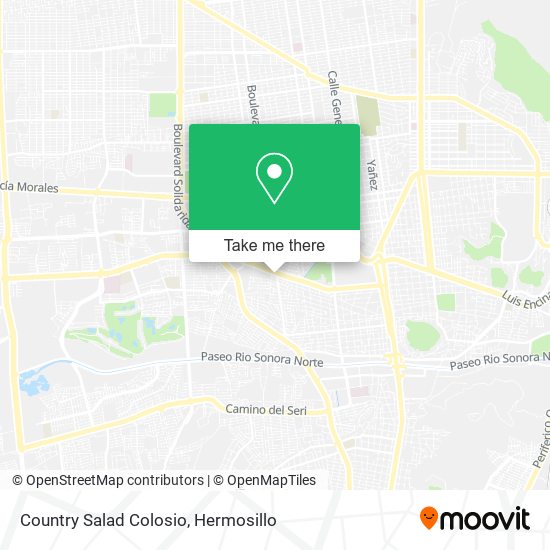 Country Salad Colosio map