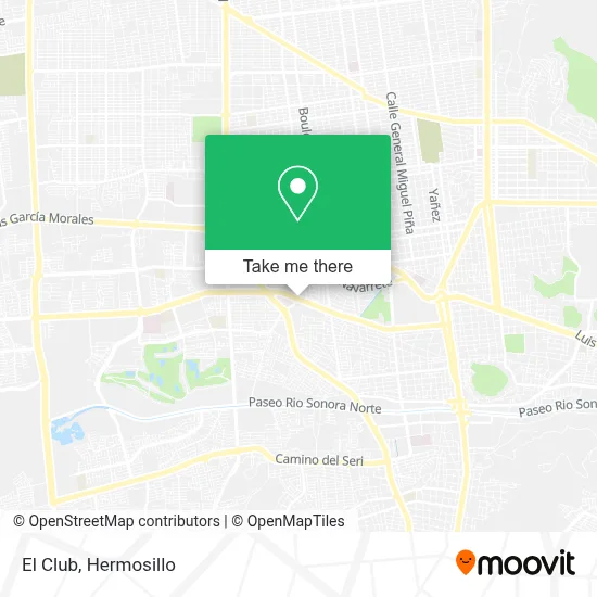 El Club map