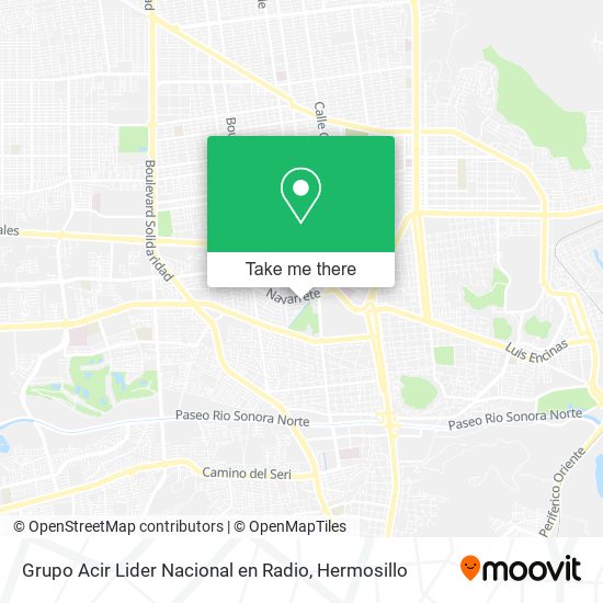Grupo Acir Lider Nacional en Radio map