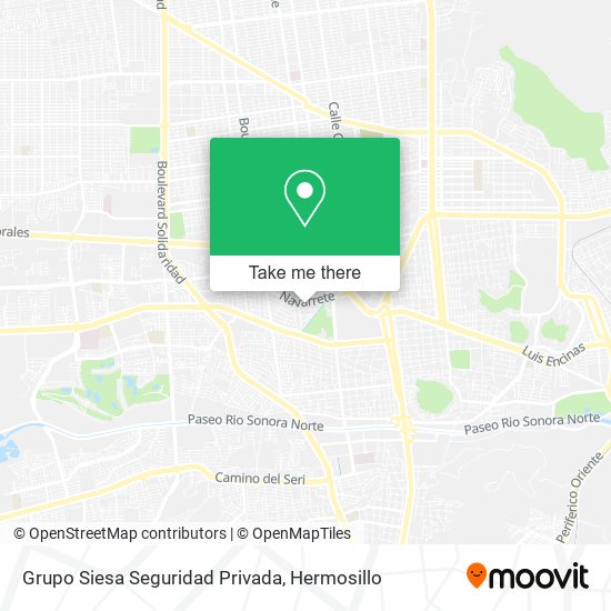 Grupo Siesa Seguridad Privada map