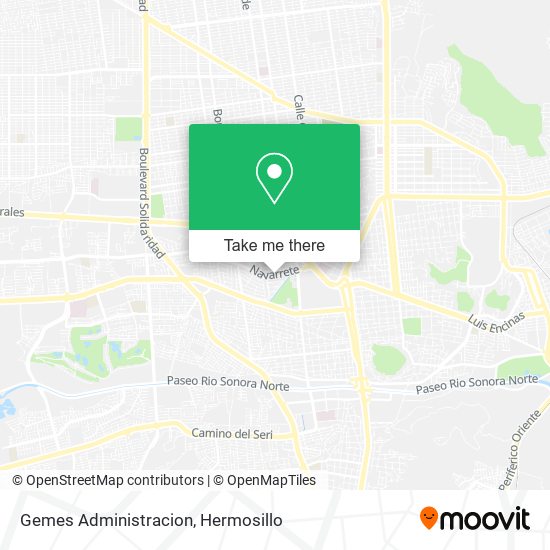 Gemes Administracion map