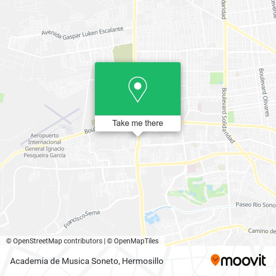 Academia de Musica Soneto map