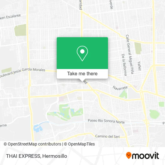 THAI EXPRESS map