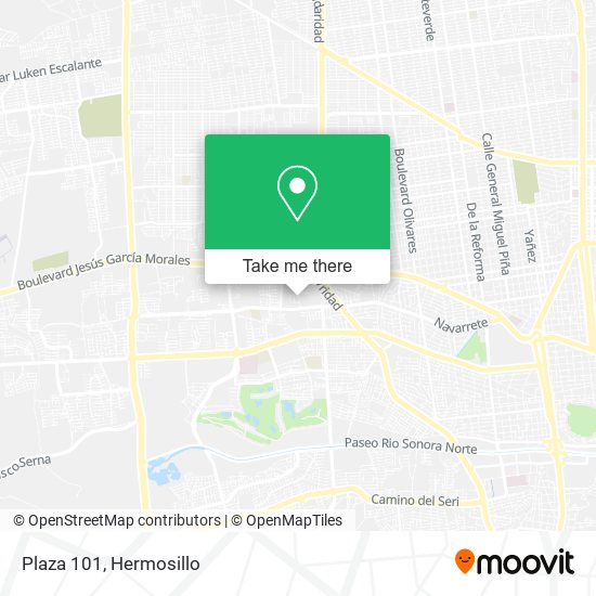 Mapa de Plaza 101