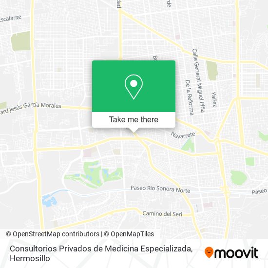 Consultorios Privados de Medicina Especializada map