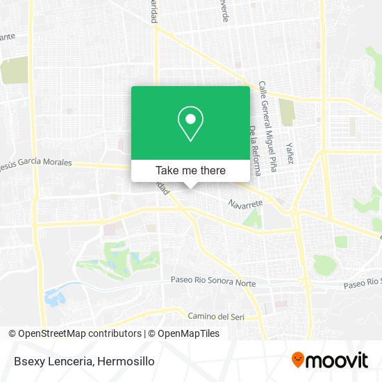 Mapa de Bsexy Lenceria
