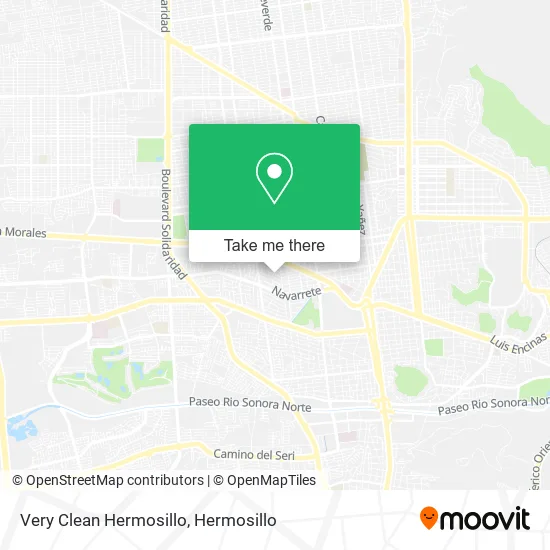 Very Clean Hermosillo map