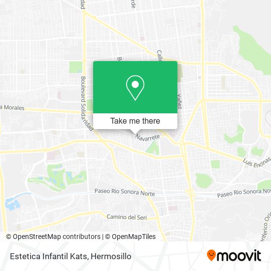 Mapa de Estetica Infantil Kats