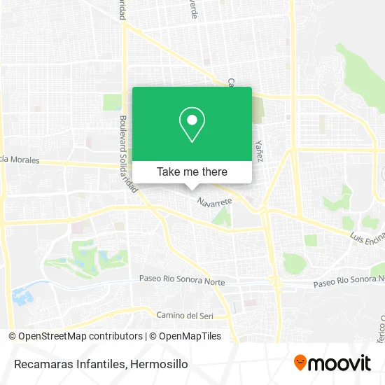 Recamaras Infantiles map